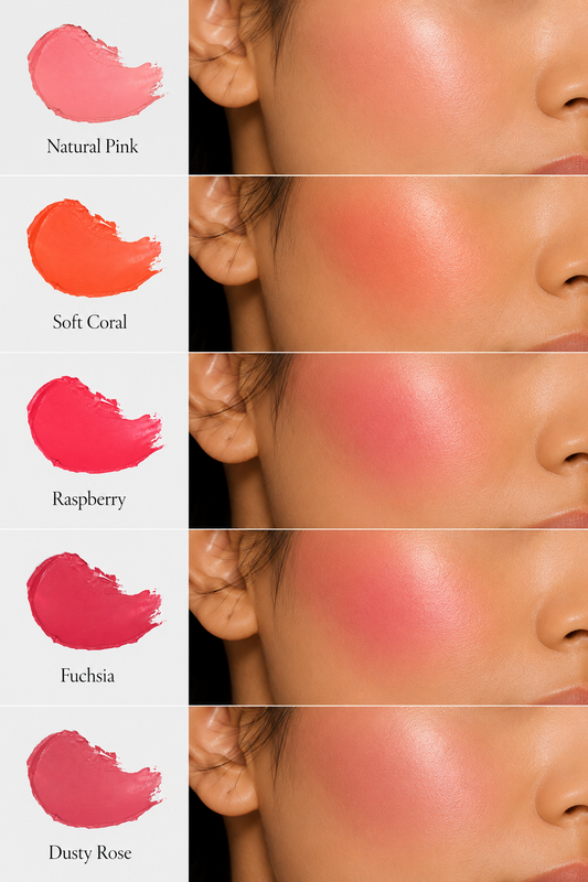 Blush Sticks with Blending Brush 3-in-1