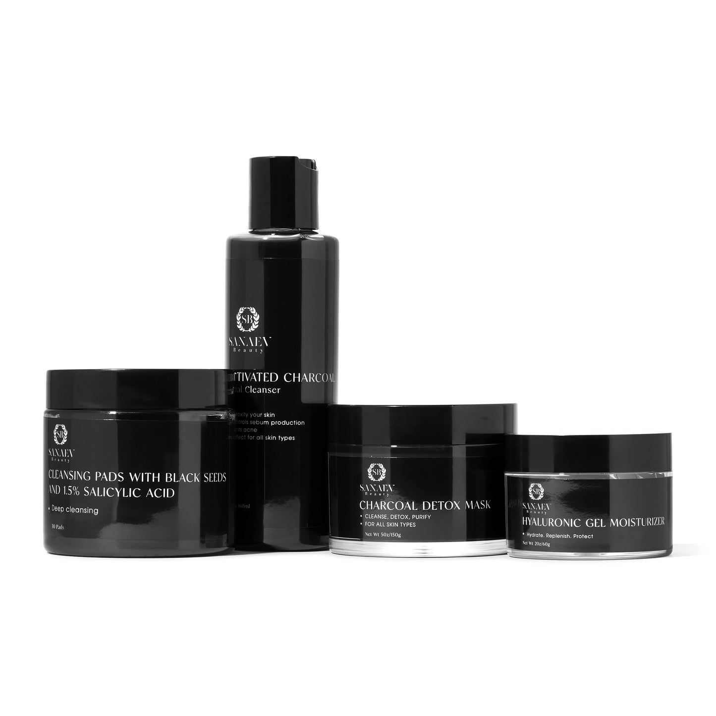 Activated Charcoal Skin Care Set