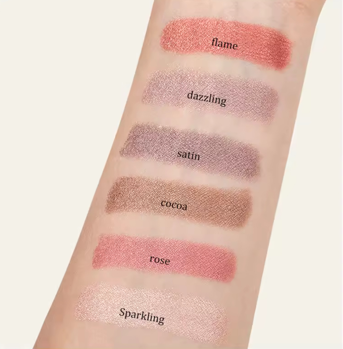 Eyeshadow Stick Never Crease Waterproof Fadeproof Transferproof Shimmer Built-In Sharpener