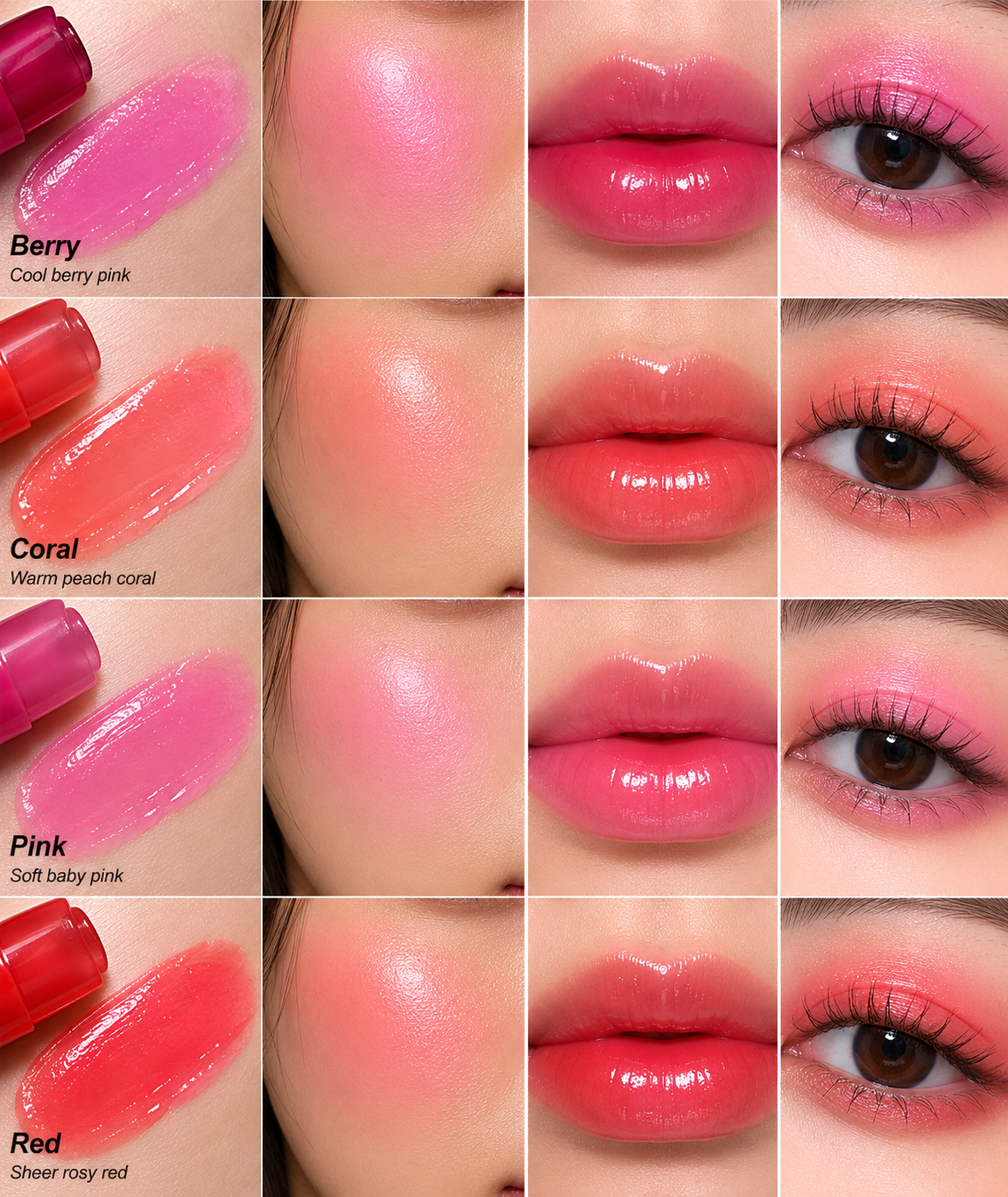 Jelly Cheeks, Lips & Eyes Stick