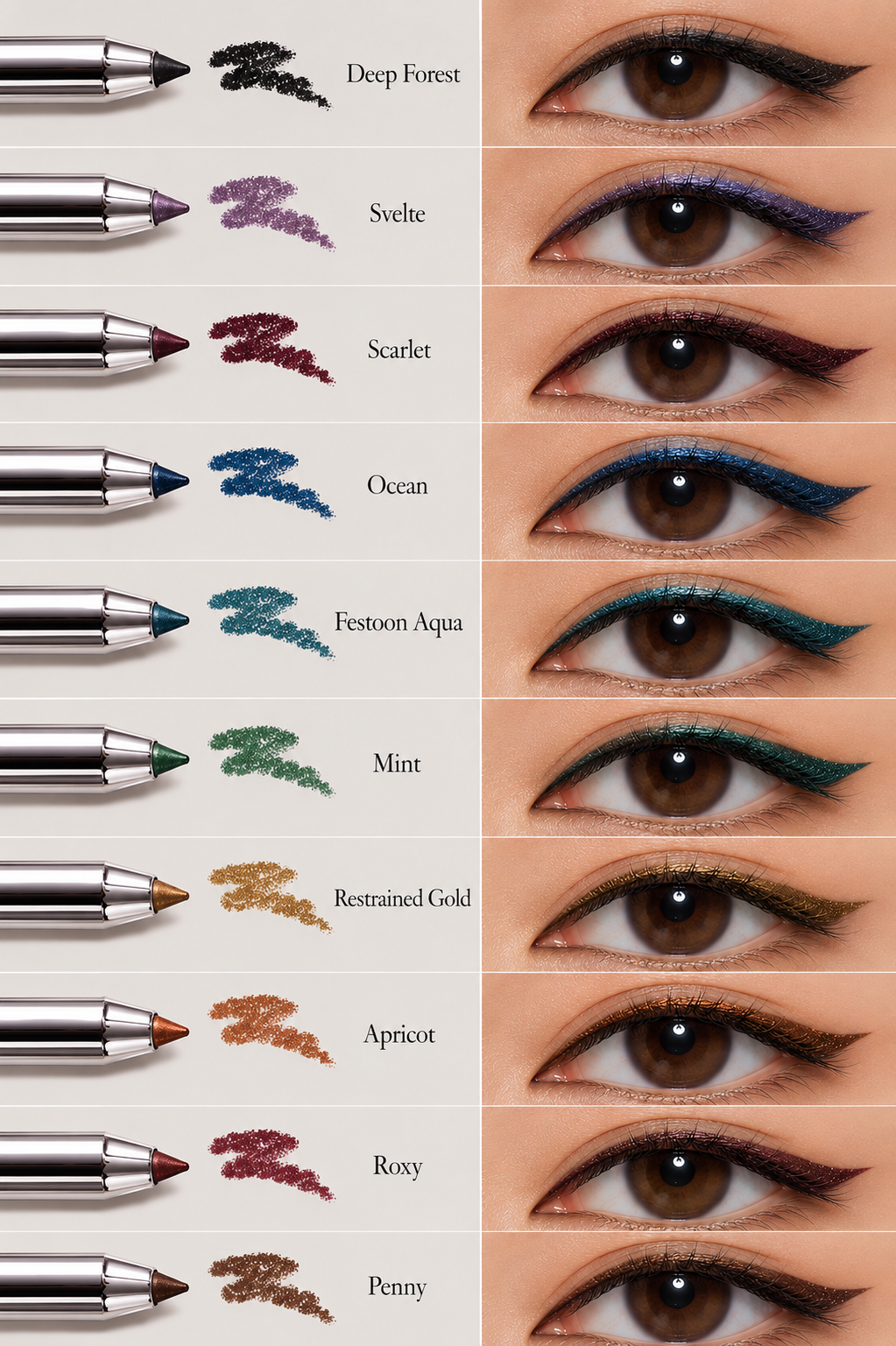 Gel Eyeliner Creamy Waterproof
