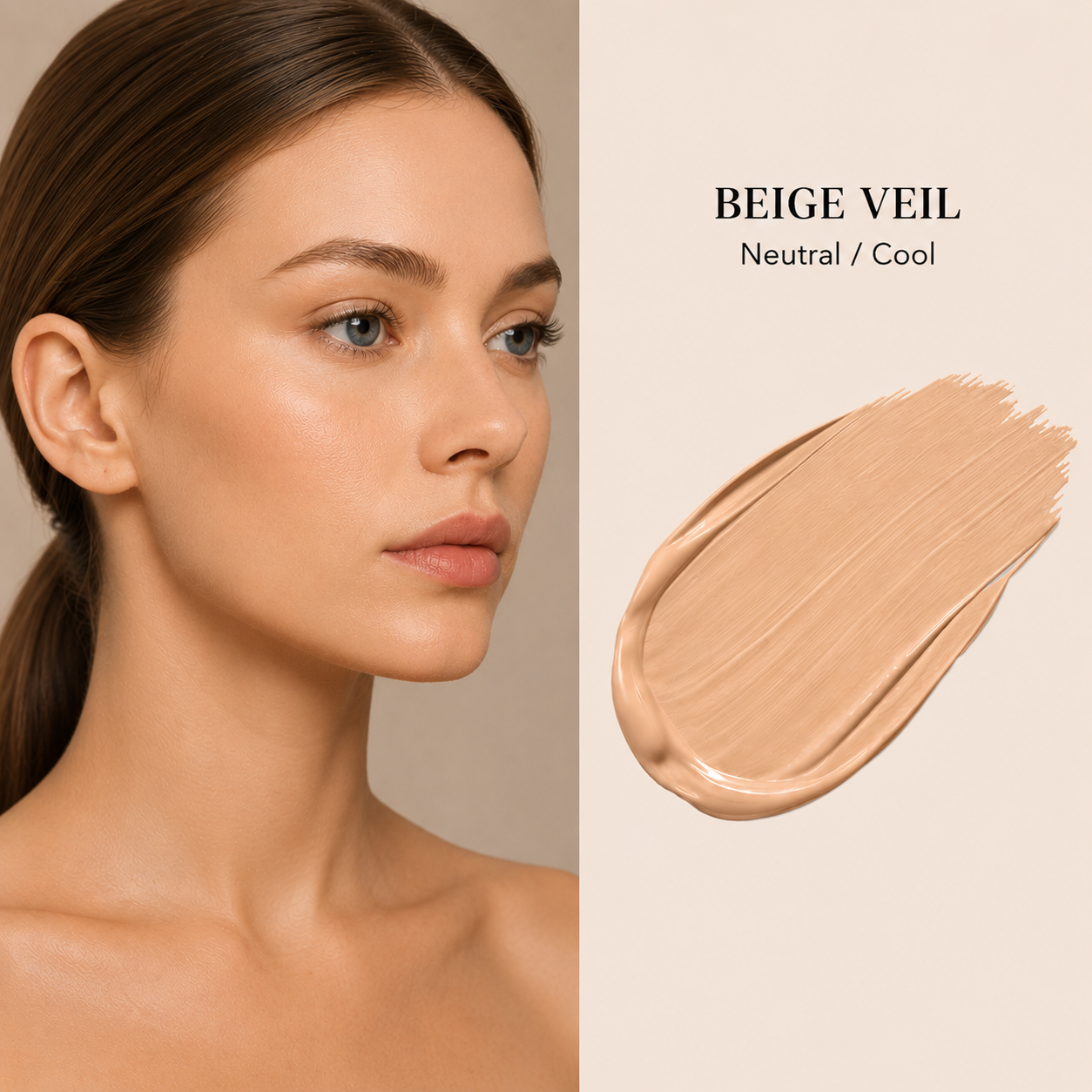 Long-wearing Natural Matte Finish Liquid Fondation Medium to Full Coverage