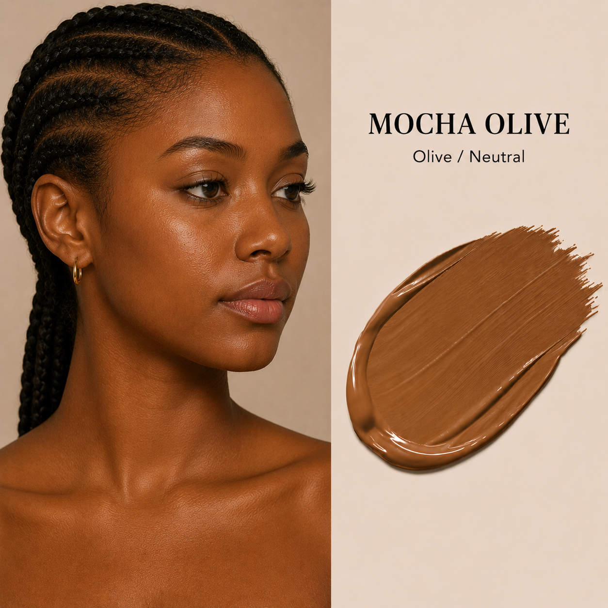 Long-wearing Natural Matte Finish Liquid Fondation Medium to Full Coverage